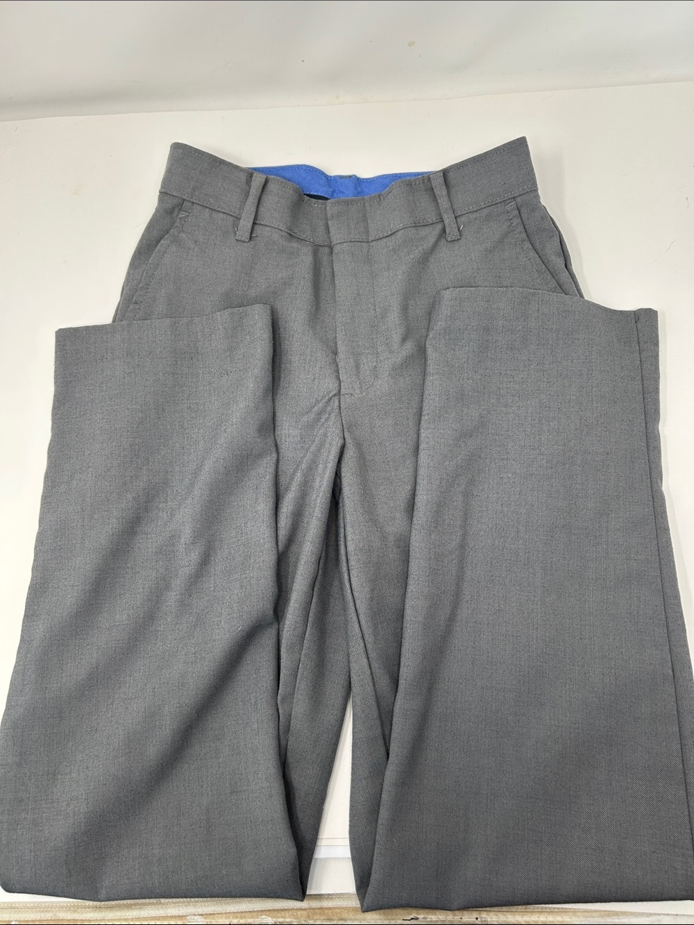 Izod Boys Gray Dress Slacks Size 12 slim